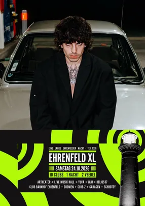 Helios37 with William Luck & TRÜMMER live // Ehrenfeld XL – 10 Clubs, 1 Night, 2 Districts