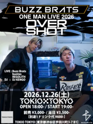Buzz Brats ONEMAN LIVE 2026 「OVERSHOT」