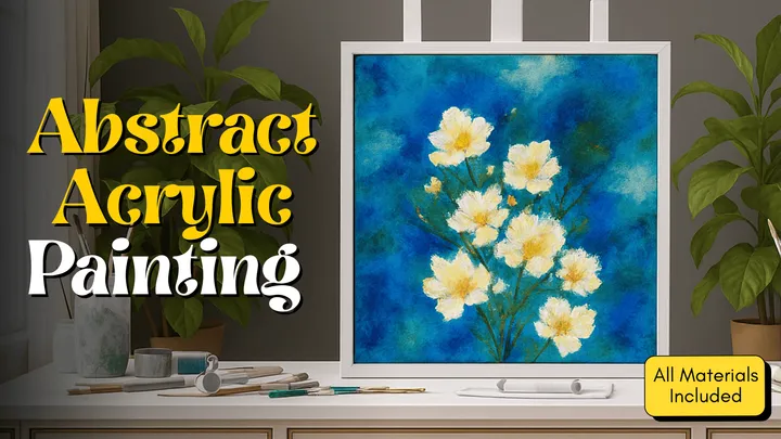 Abstract Acrylic Painting