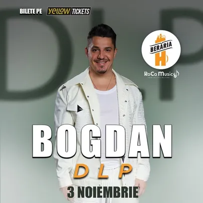 Bogdan de la Ploiești și orchestra LIVE la Berăria H | 3 noiembrie 2026