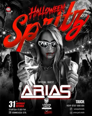 Halloween SPRITZ w/ special guest ARIAS