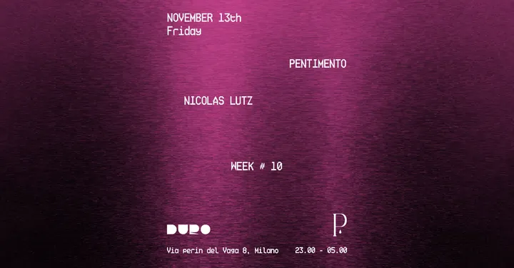 Pentimento // Nicolas Lutz