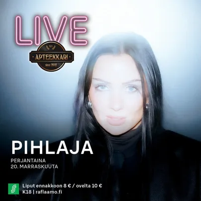 APTEEKKARI LIVE: PIHLAJA 20.11.