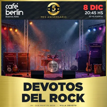 Devotos del Rock en Café Berlín