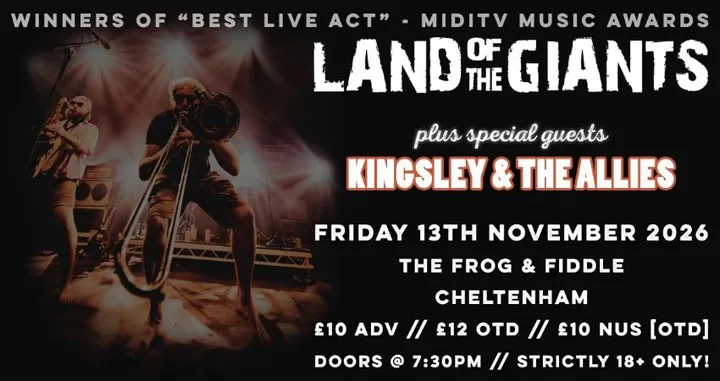 LAND OF THE GIANTS - AUTUMN TOUR 2026! // KINGSLEY & THE ALLIES