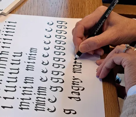 2-dagers kalligrafikurs Utstein kloster