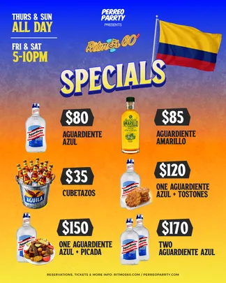 Happy Hour at Ritmos Colombian Restaurant & Bar Salsa NYC