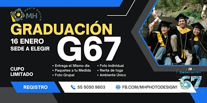 FOTO DE GRADUACIÓN G67 PREPA EN LÍNEA SEP