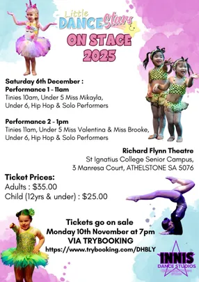 Innis Presents  "LITTLE DANCE STARS ON STAGE 2026"