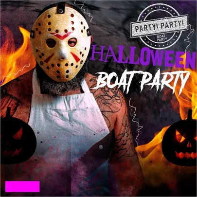 PARTY PARTY Halloween Boat party and free after party / £10 flash sale