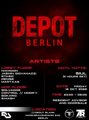 Amsterdam Techno Records and DEPOT BERLIN [Amsterdam & Berlin]