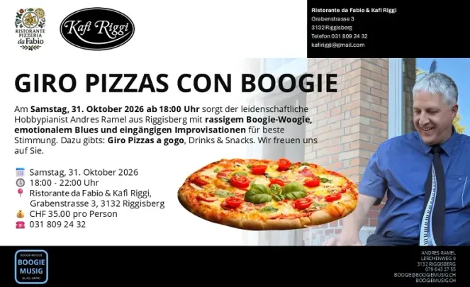 Giro Pizzas con Boogie