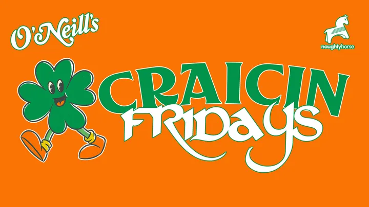 Craicin Fridays [£3.25 Student Pints/Cocktails]