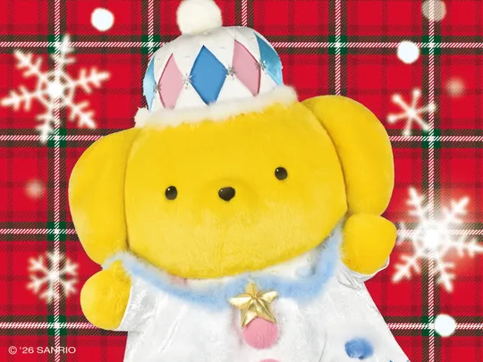 2026/11【ポムポムプリン】MERRY WHITE CHRISTMAS スペシャルグリーティング