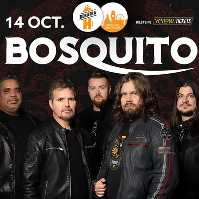 BOSQUITO în concert la Berăria H pe 14 octombrie 2026