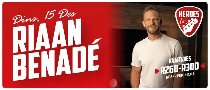 Riaan Benadé | Heroes Live