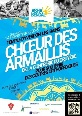 Concert du Choeur des Armaillis de la Confrérie du Gruyère/ Asha Bengal