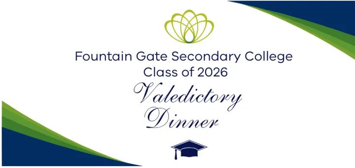 FGSC - Class of 2026 Valedictory Dinner - Staff Tickets