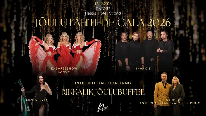 JÕULUTÄHTEDE GALA PÄRNUS