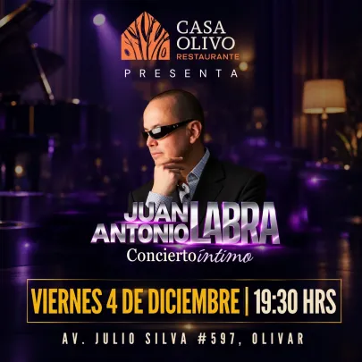 Juan Antonio Labra en vivo en Casa Olivo Restaurante