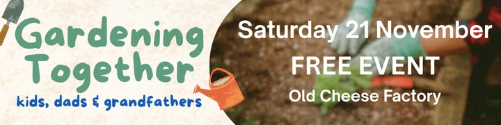 Gardening Together: kids, dads & grandfathers