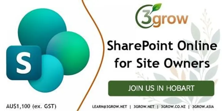 SharePoint Online for Site Owners, 2-Day Training Course in Hobart