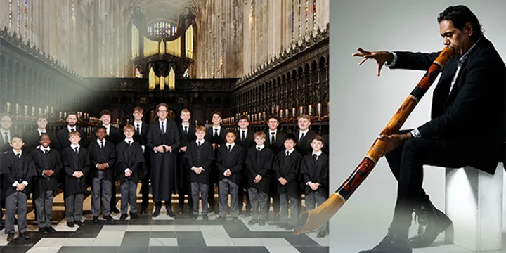 Musica Viva Australia – The Choir of Kings College, Cambridge & William Barton