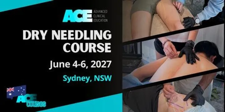 Dry Needling Course SYDNEY NSW (4-6 JUNE 2027)