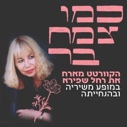 כמו צמח בר | הקוורטט מארח את רחל שפירא
