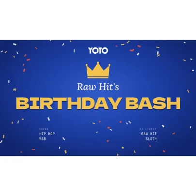 Hiphop, R&B DJ Raw-Hit Birthday Bash