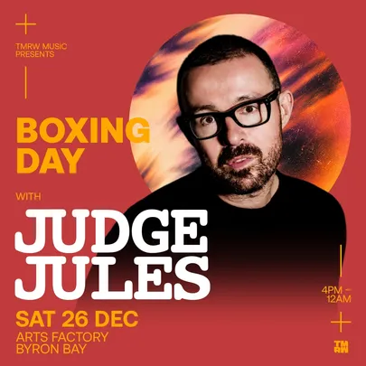 Judge Jules - BOXING DAY - BYRON BAY