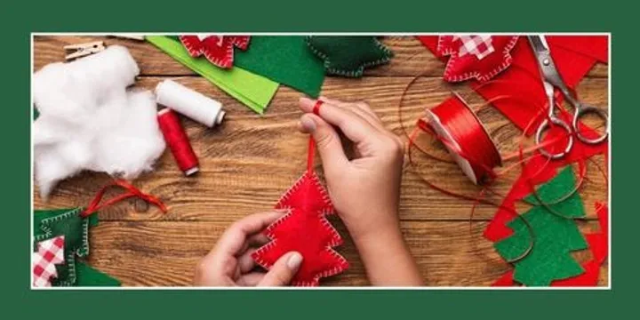 Christmas Craft Workspace