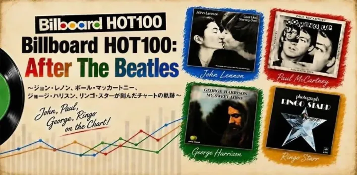 Billboard HOT 100：After The Beatles ～ジョン・レノン、ポール・マッカートニー、ジョージ・ハリスン、リンゴ・スターが刻んだチャートの軌跡～