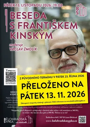 Beseda s Františkem Kinským | Moderuje Václav Žmolík