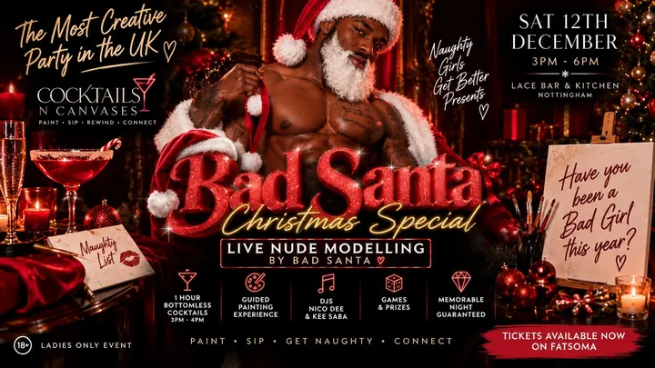 COCKTAILS N CANVASES: BAD SANTA CHRISTMAS SPECIAL ( Dream Boys performers)