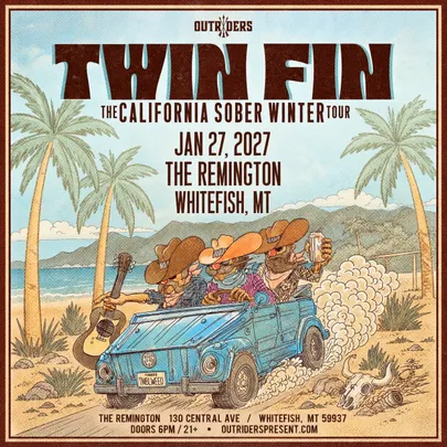 Outriders present Twin Fin: The California Sober Winter Tour