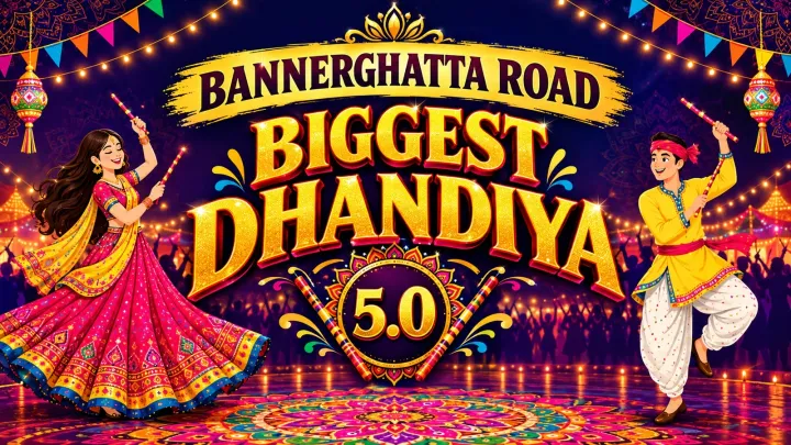 Bannerghatta Road Biggest Dhandiya Event 5.0
