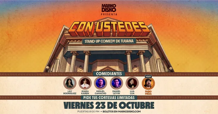 CON USTEDES STAND UP COMEDY!