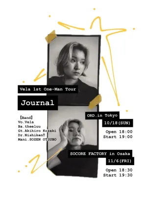 【東京公演】Vela 1st One-Man Tour「Journal」