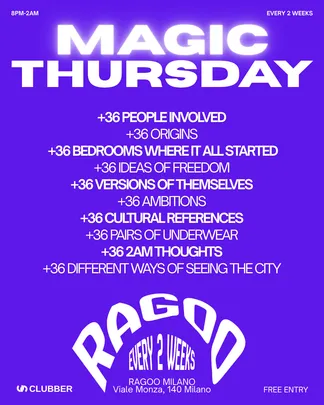 MAGIC THURSDAY - OPENING SEASON