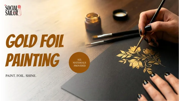 Gold Foil Art Date - Chandigarh