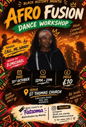 Norwich Black History Month Dance Workshop