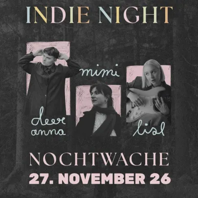 INDIE NIGHT w/ Deer Anna | Mimi | Lisl