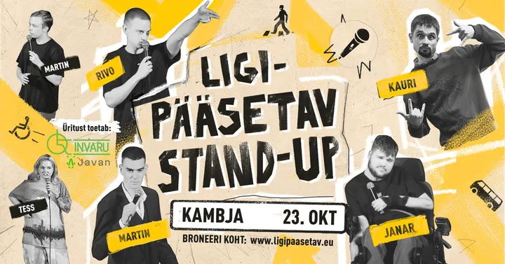 Kambja TASUTA komöödia õhtu: “Ligipääsetav stand-up”