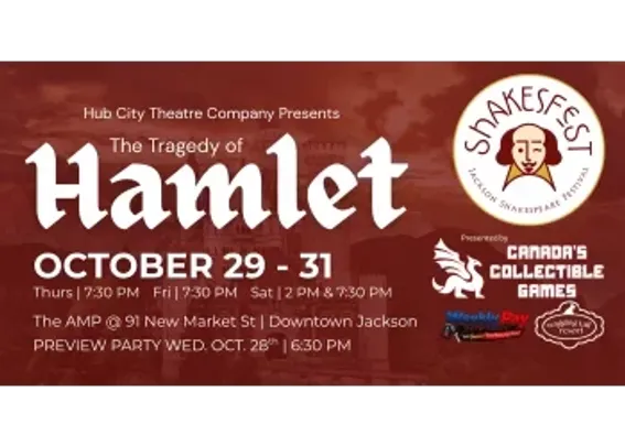 The Tragedy of Hamlet | Hub City Theatre Co