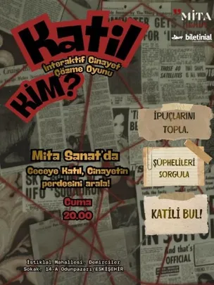 Katil Kim? İnteraktif Cinayet Oyunu