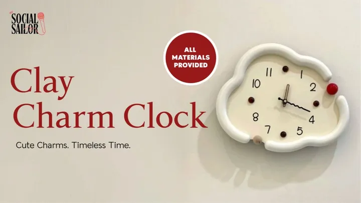 Clay Charm Clock - Mysuru