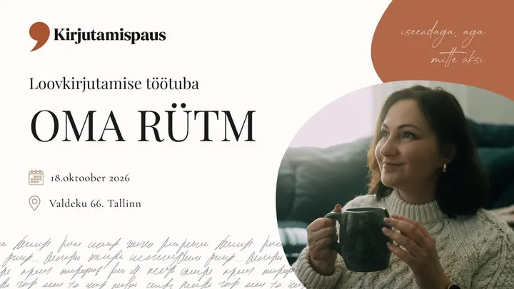 Loovkirjutamise töötuba: OMA RÜTM