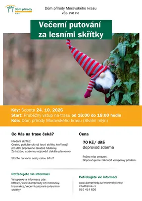 Večerní putování za lesními skřítky