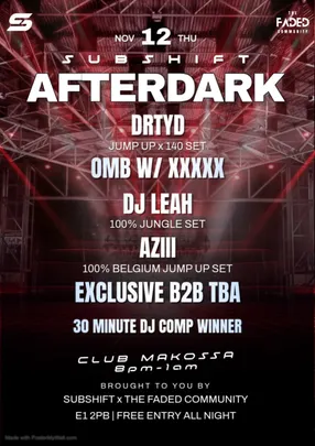 SUBSHIFT AFTERDARK
